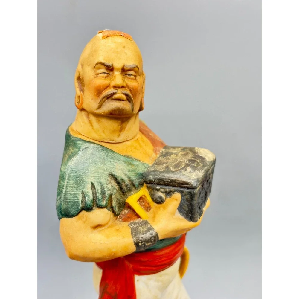 Vintage‎ McCormick Rum Pirate Decanter Set Ceramic Figurines West Indies EMPTY